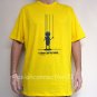 I KNOW YOU'RE THERE New CISSE T-Shirt Asian M Brown NWT