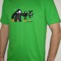 FOOD CHAIN New CISSE Cotton T-Shirt Asian M Green BNWT!