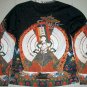 KANNON New Merciful Buddha Long Sleeve Art Shirt Misses M