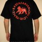 RASTAFARIAN Peace One Love REGGAE T-shirt S-XXL Black