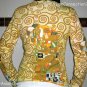 Gustav Klimt EMBRACE Long Sleeve Fine Art Print T Shirt Misses M Medium