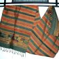 Laotian Rustic Khit Silk Fabric Scarf Thai Laos Art