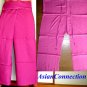 Thai Fisherman Yoga Pants New FREESIZE Rayon DARK BROWN