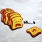 Ah..h Sneezy Toast New CISSE T-shirt Asian M White BNWT
