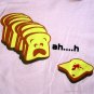 Ah..h Sneezy Toast New CISSE T-shirt Asian M White BNWT