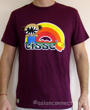 RAINBOW CHEDDAR New CISSE T-Shirt Asian M Purple BNWT!
