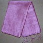 Thai Silk Fabric Scarf Shawl Pale Baby PINK Color Thailand Textile Siam