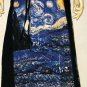 Van Gogh STARRY NIGHT Freesize Cotton Wrap Fine Art Print Long Cotton Skirt S-XL