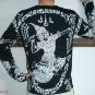 Thai RAMASOON THUNDER GOD Long Sleeve T-Shirt M Wht/Blk