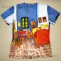 VAN GOGH Arles Bedroom Fine Art Print Cap Sleeve T Shirt Misses Size S Small
