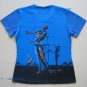 Salvador Dali BURNING GIRAFFE Cap Sleeve Fine Art Print T Shirt Misses M Medium