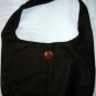 Thai BUDDHA BAG Raw Silk Messenger Sling Purse Bag BLACK Siam Thailand