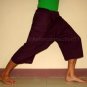 Thai Cotton Fisherman Capri SHORTS Pants FREESIZE Khaki