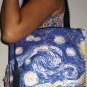 Van Gogh STARRY NIGHT Fine Art Print Bag Sling Purse Messenger Tote S Small