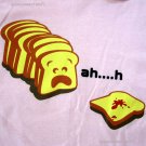 Ahh.h Sneezy Toast New CISSE T-shirt Asian L Pink BNWT!