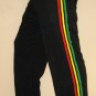 Roots RASTA PINSTRIPE New Retro REGGAE Track Pants XL