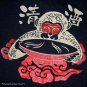 FOOLISH DRUNKARD New RONIN Japan T-shirt M Dk Blue BNWT