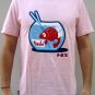 FISHY SUSHI Fun New CISSE T-shirt Asian XL Pink BNWT!