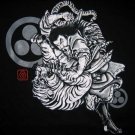BUSHIDO BATTLE New RONIN Japan T-Shirt L BLACK BNWT!