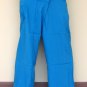 Thai Fisherman Yoga Pants FREESIZE Rayon TRUE BLUE Yoga Dance Trousers