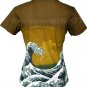 GIANT WAVE Hokusai Japanese UKIYOE Cap Sleeve Japan Art T Shirt Misses S Small