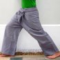 Thai Fisherman Pants Yoga Beach Dance Maternity Trousers 280 gram KHAKI TAN BEIGE Cotton FREESIZE