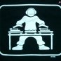 GLOW IN THE DARK DJ Turntable Party T-Shirt L Black NEW!