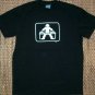 GLOW IN THE DARK DJ Turntable Party T-Shirt L Black NEW!