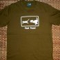 GLOW IN THE DARK DJ Turntable Party T-Shirt L Black NEW!
