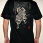 NAGINATA SPEAR SAMURAI Japanese RONIN Yakuza Tokyo Japan T-Shirt L Black BNWT