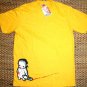 NORTH DRAGON Baby Jason Bloody Chainsaw Massacre T-Shirt L Large Yellow