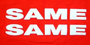 SAME SAME BUT DIFFERENT Fun New Thai T-Shirt XL Red