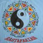 RASTAFARIAN Ying Yang Roots Rasta REGGAE T-shirt XL Light Blue