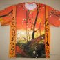 PLUM TREES In BLOOM Van Gogh JAPONISME Fine Art Print T Shirt Men's XL