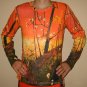 PLUM TREES In BLOOM Van Gogh JAPONISME Fine Art Print T Shirt Men's XL