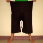 Thai Cotton Fisherman Pants Capri SHORTS Casual Yoga Trousers FREESIZE Dark Brown
