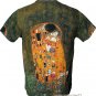 THE KISS Gustav Klimt Short Sleeve Fine Art Print T Shirt MENS L Large