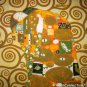 Gustav Klimt THE EMBRACE Art Print Shirt Singlet TANK TOP Misses Size S Small