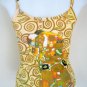 Gustav Klimt THE EMBRACE Art Print Shirt Singlet TANK TOP Misses Size S Small