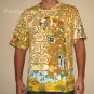 Gustav Klimt THE EMBRACE Art Print Shirt Singlet TANK TOP Misses Size S Small
