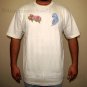 Okinawa SHISA LION Tokyo Yakuza RONIN Japan T-shirt M Medium Cream