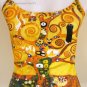 TREE of LIFE Gustav Klimt Hand Print Art Shirt Singlet TANK TOP Misses XL Extra Large