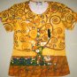 TREE of LIFE Gustav Klimt Hand Print Art Shirt Singlet TANK TOP Misses XL Extra Large