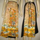 THE EMBRACE Gustav Klimt Freesize Cotton Wrap Art Skirt