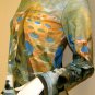 Salvador Dali PYRAMID of FORTUNE Long Sleeve Fine Art Print T Shirt Misses L Large