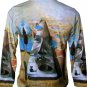 PYRAMID of FORTUNE Salvador Dali Long Sleeve Fine Art Print Shirt Men's XL