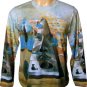 PYRAMID of FORTUNE Salvador Dali Long Sleeve Fine Art Print Shirt Men's XL