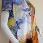 Monet WOMAN with PARASOL Art Print Cap Sleeve T-shirt Misses M Medium