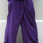 Thai PLUS SIZE XXL Rayon Fisherman Yoga Pants PURPLE