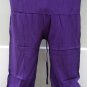 Thai PLUS SIZE XXL Rayon Fisherman Yoga Pants PURPLE